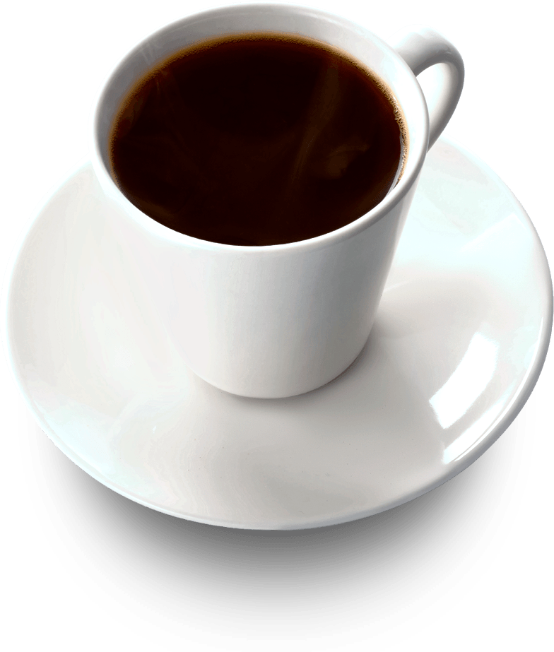 Wimpy filter coffee in a white mug