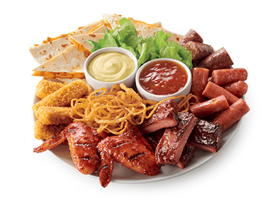 Bits and bites sharing platter
