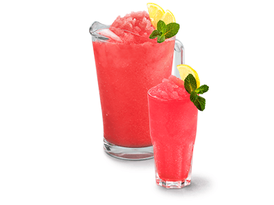 Strawberry lemonade in a glass and jug