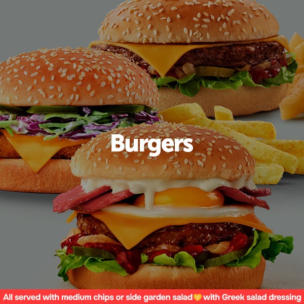 Burgers Menu Header Image