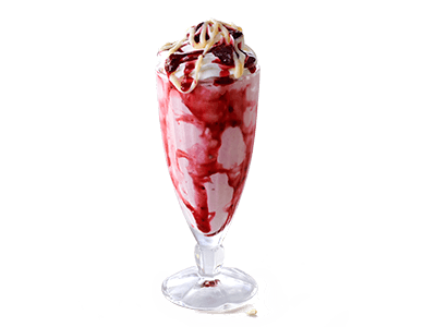 Gourmet White Choc Mixed Berry Milkshake