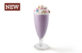 Gummy grape milkshake