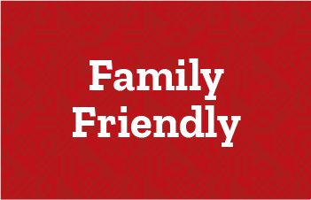 Family friendly restaurant text