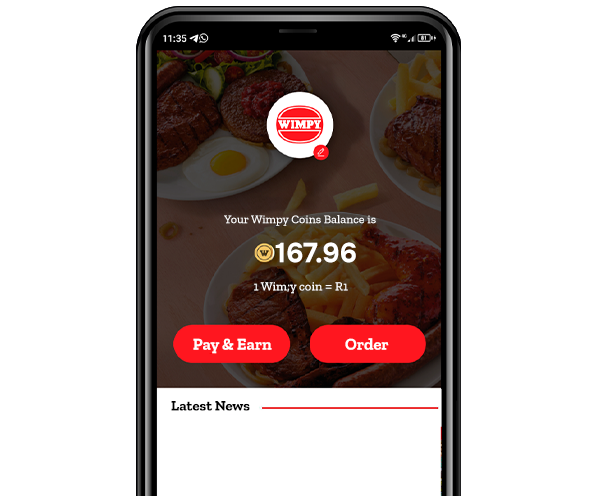Wimpy rewards app coin balance