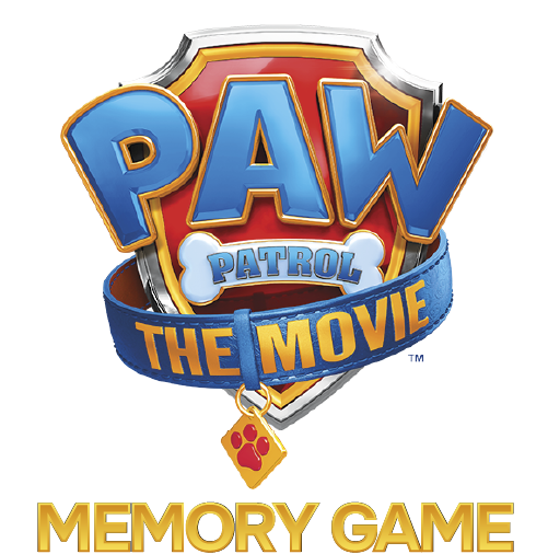 Paw Patrol the movie memory game 