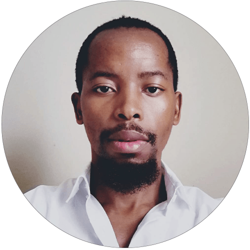 An image of graphic designer and illustrator Thabang Mohapi.