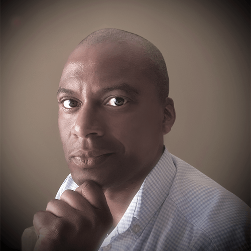 A headshot of children's book author Bandile Sikwane against a solid white background.