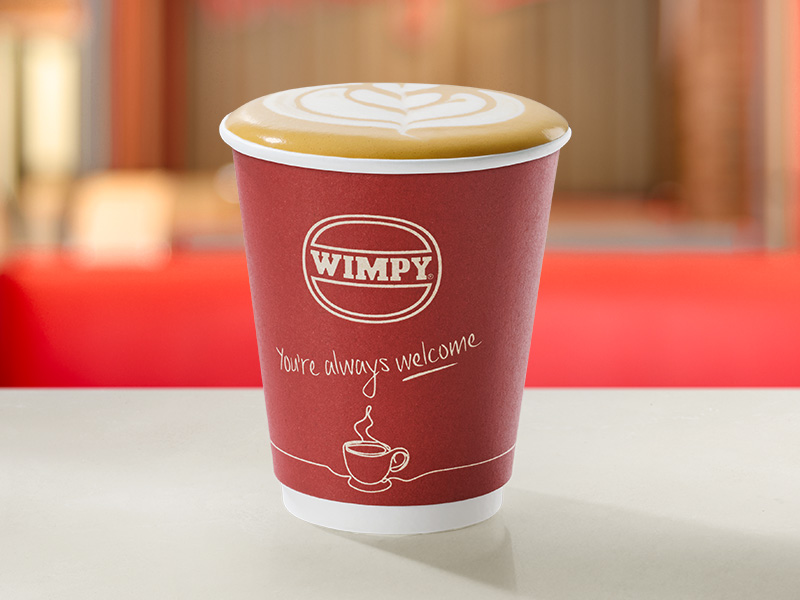 Wimpy takeaway coffee